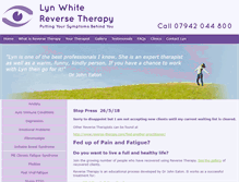 Tablet Screenshot of lynwhitereversetherapy.co.uk